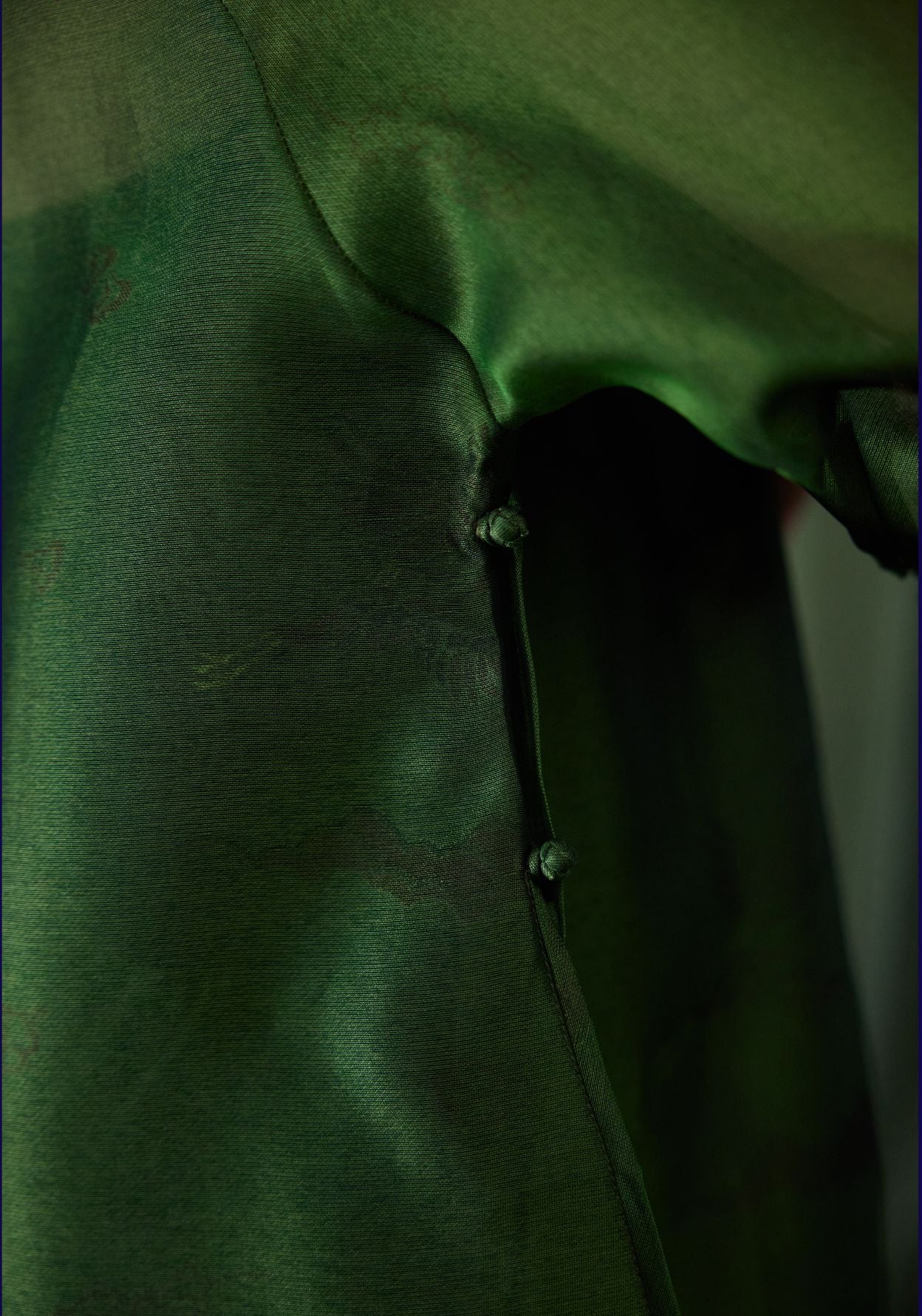 Green Silk Blouse