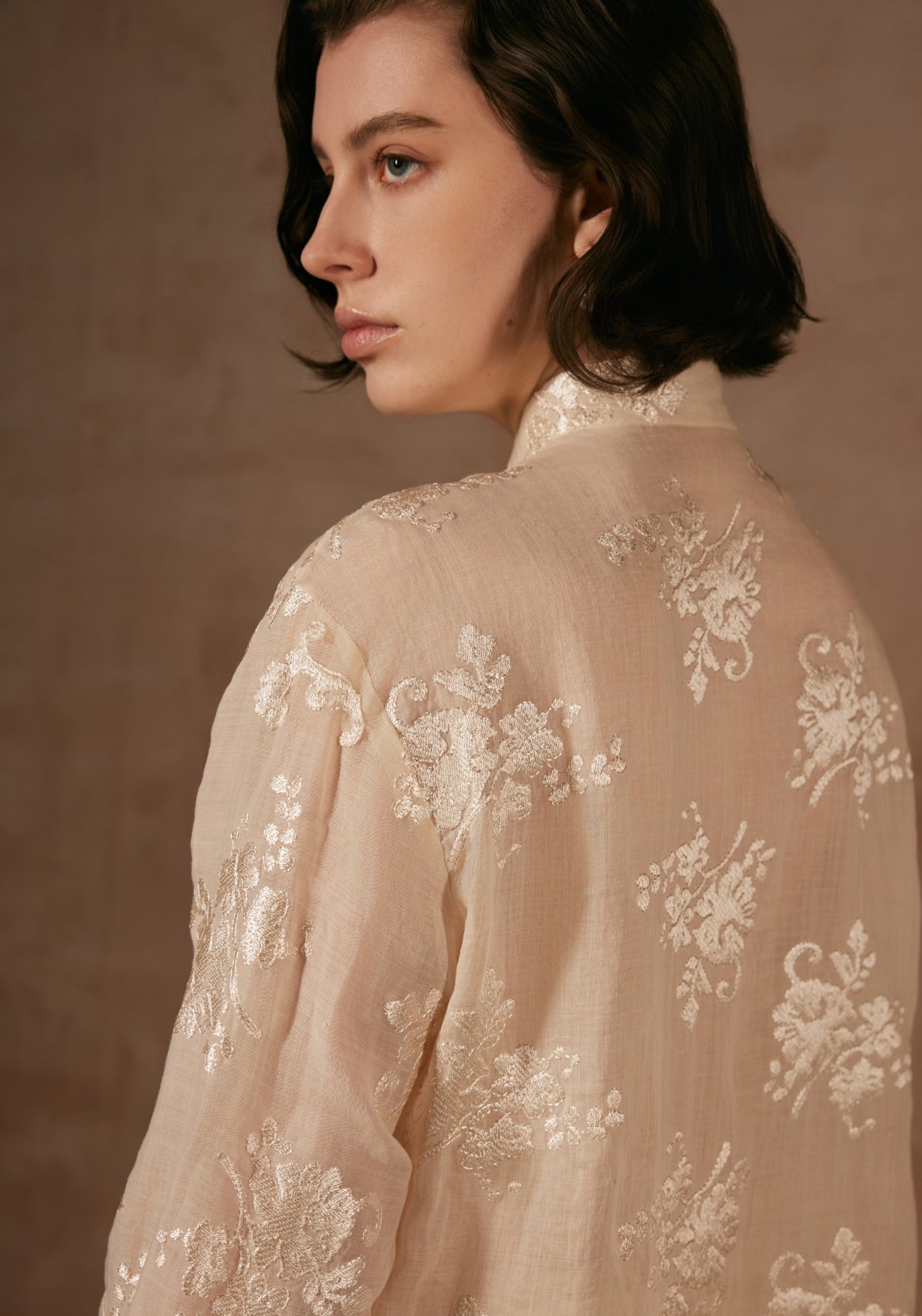 Cream Laser Shirt