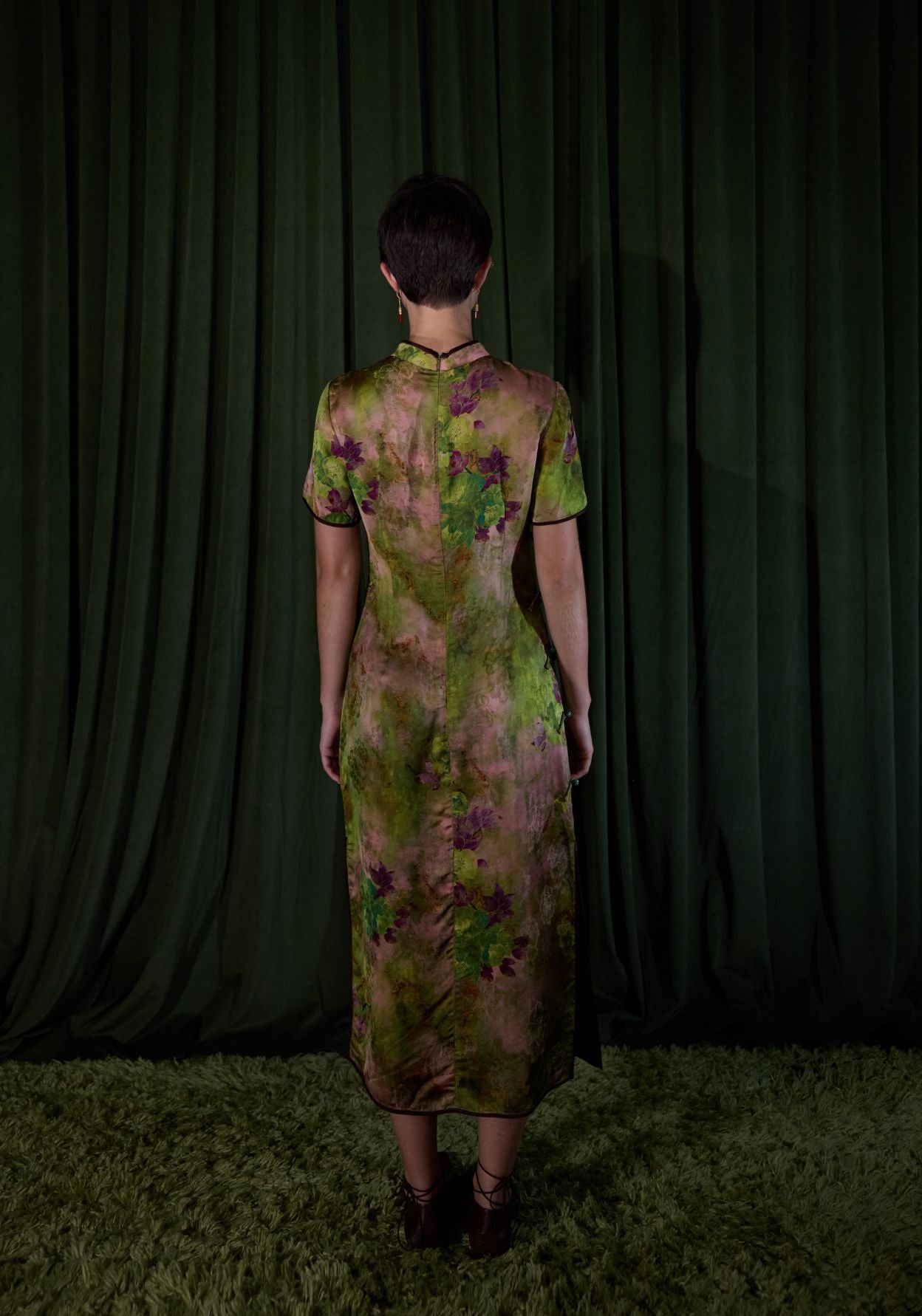 Green & Purple Qipao