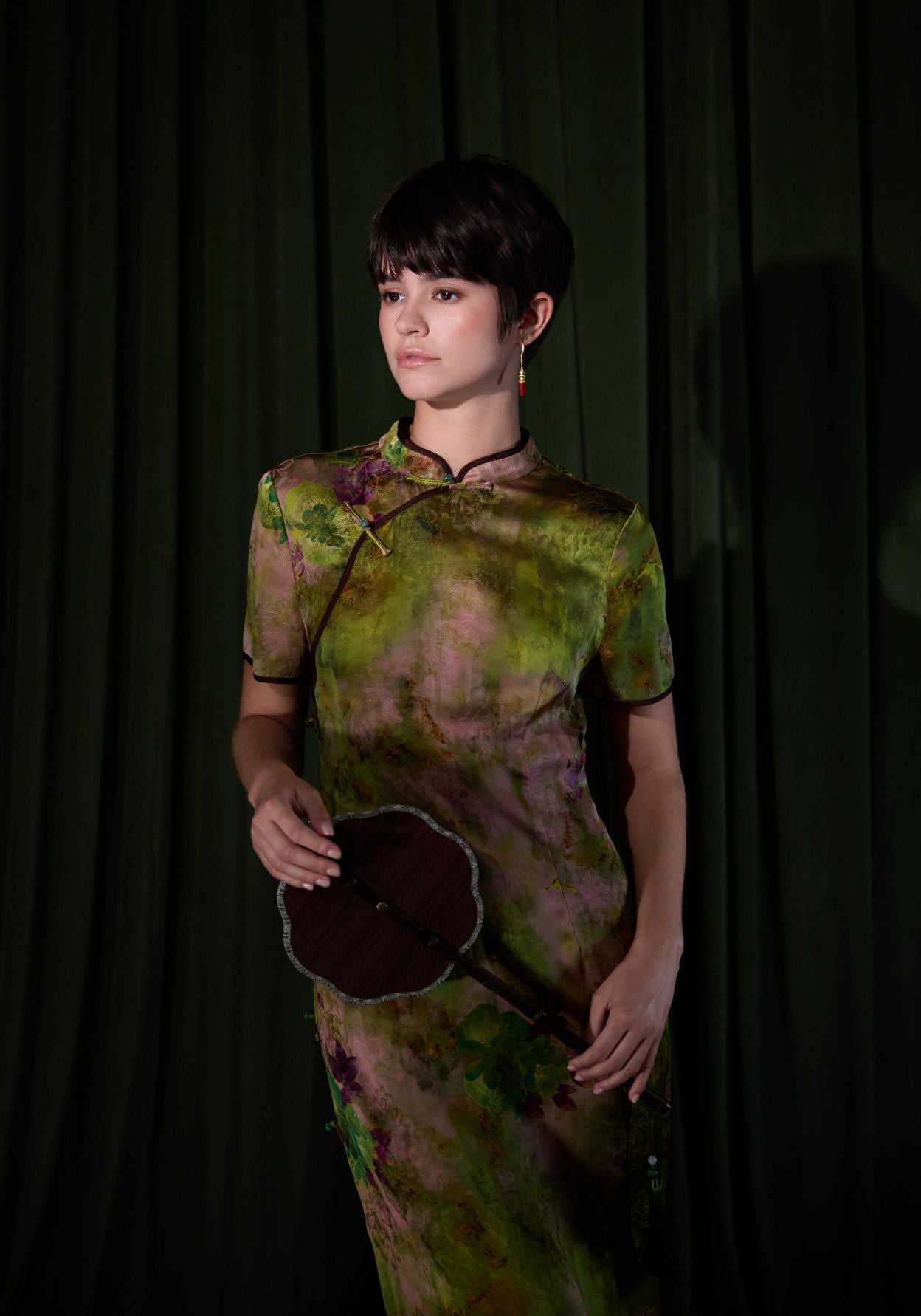 Green & Purple Qipao