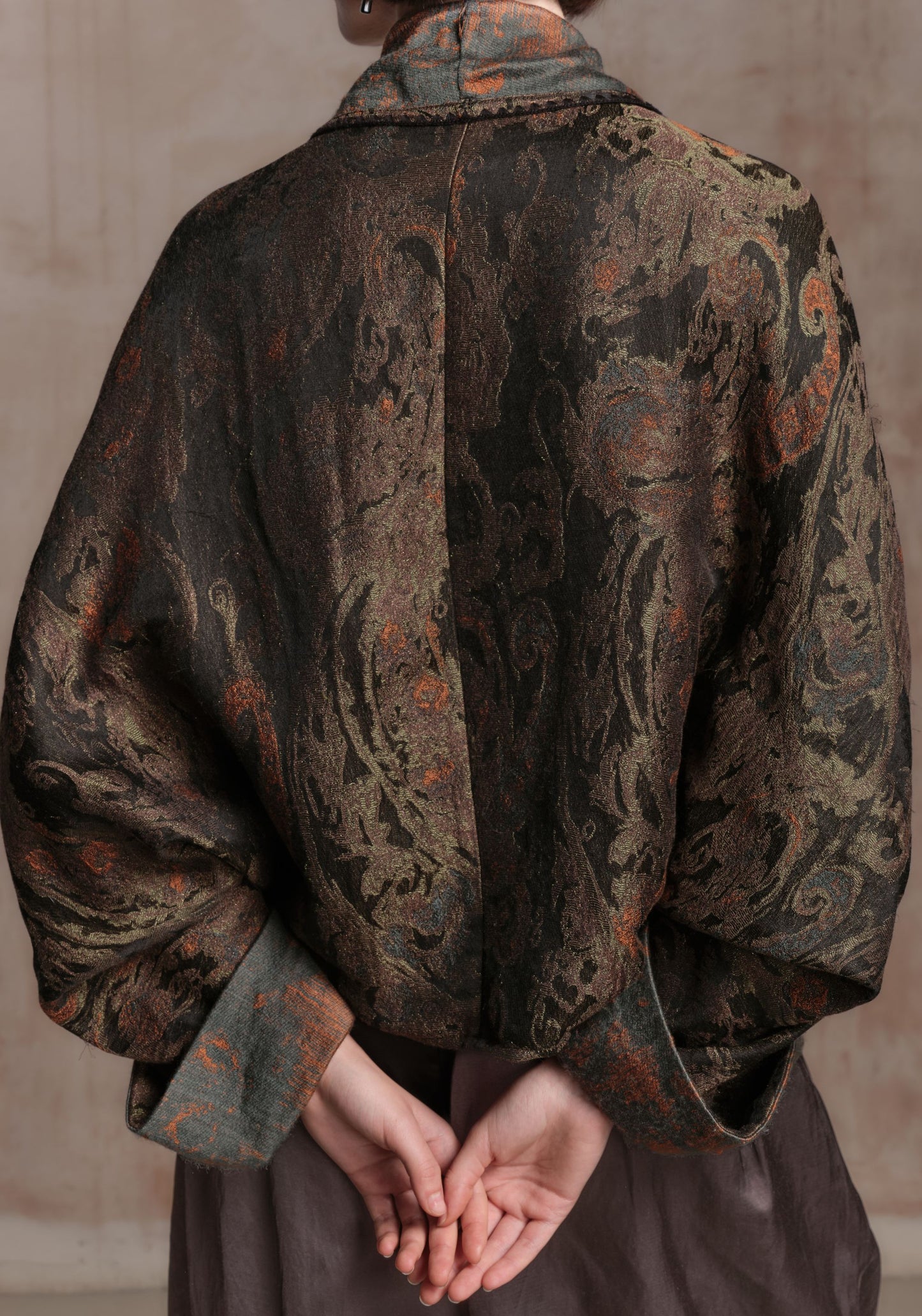 Green Wool Relaxed Jacket