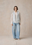 Silver Beading Jeans