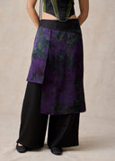 Purple Mulberry Silk Layered Trousers