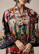 Hand Stitch Miao Embroidery Kimono