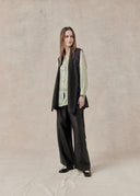 Mulberry Silk Bamboo Pattern Mud-Dyed Vest