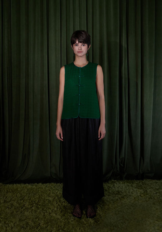 Double-sided Silk Vest