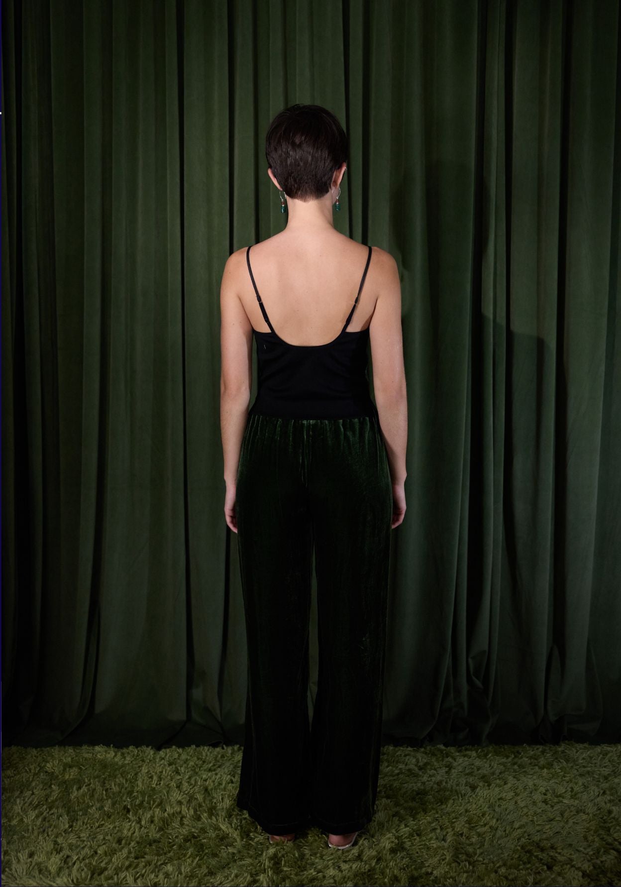 Mud-Dyed Silk Corset