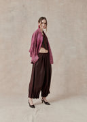 Rose Mud-Dyed Mulberry Silk Kimono