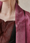 Rose Mud-Dyed Mulberry Silk Kimono