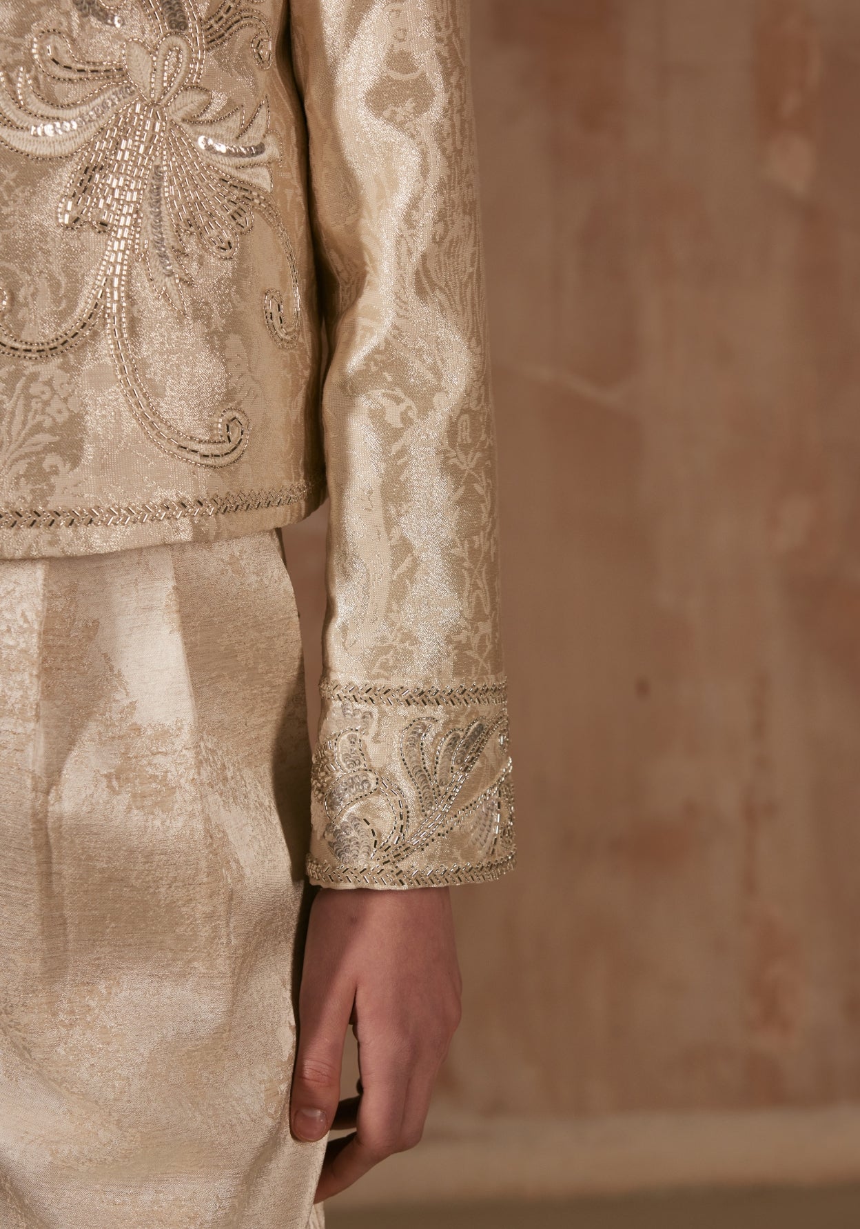 Champagne Beading Jacket