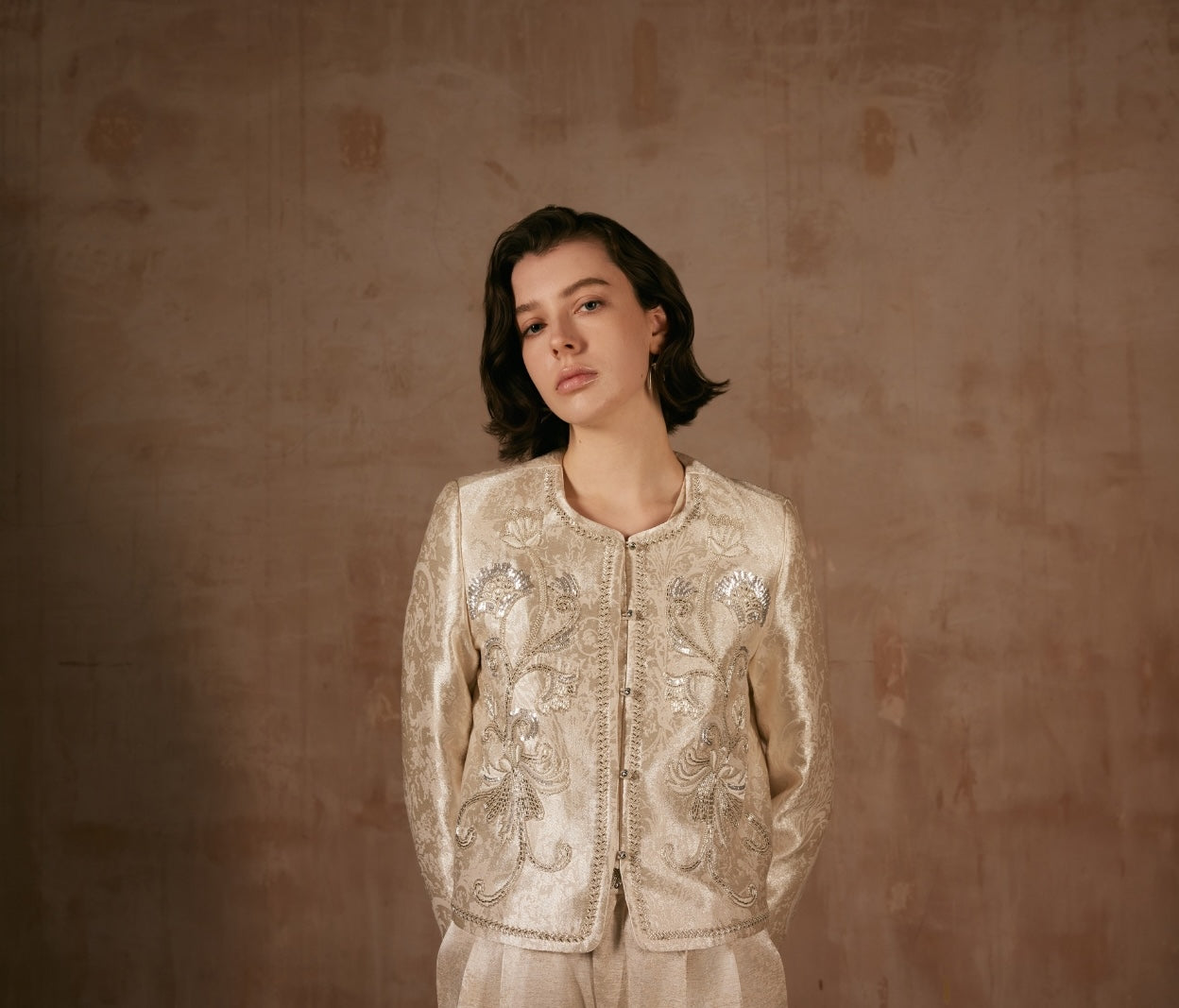 Champagne Beading Jacket