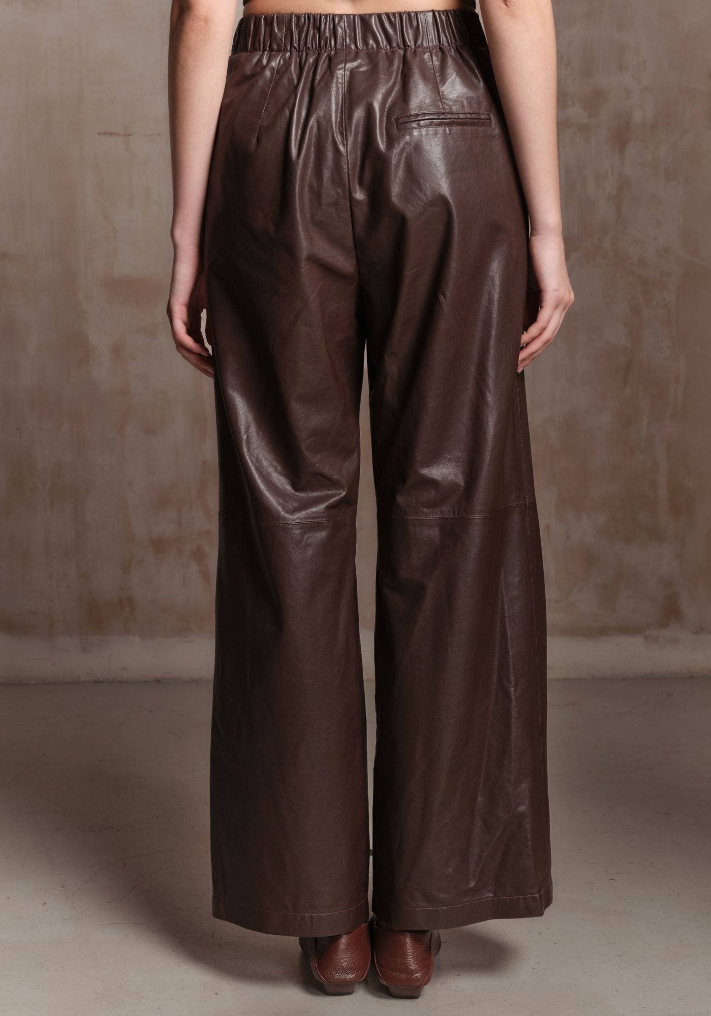 Brown Leather Trousers