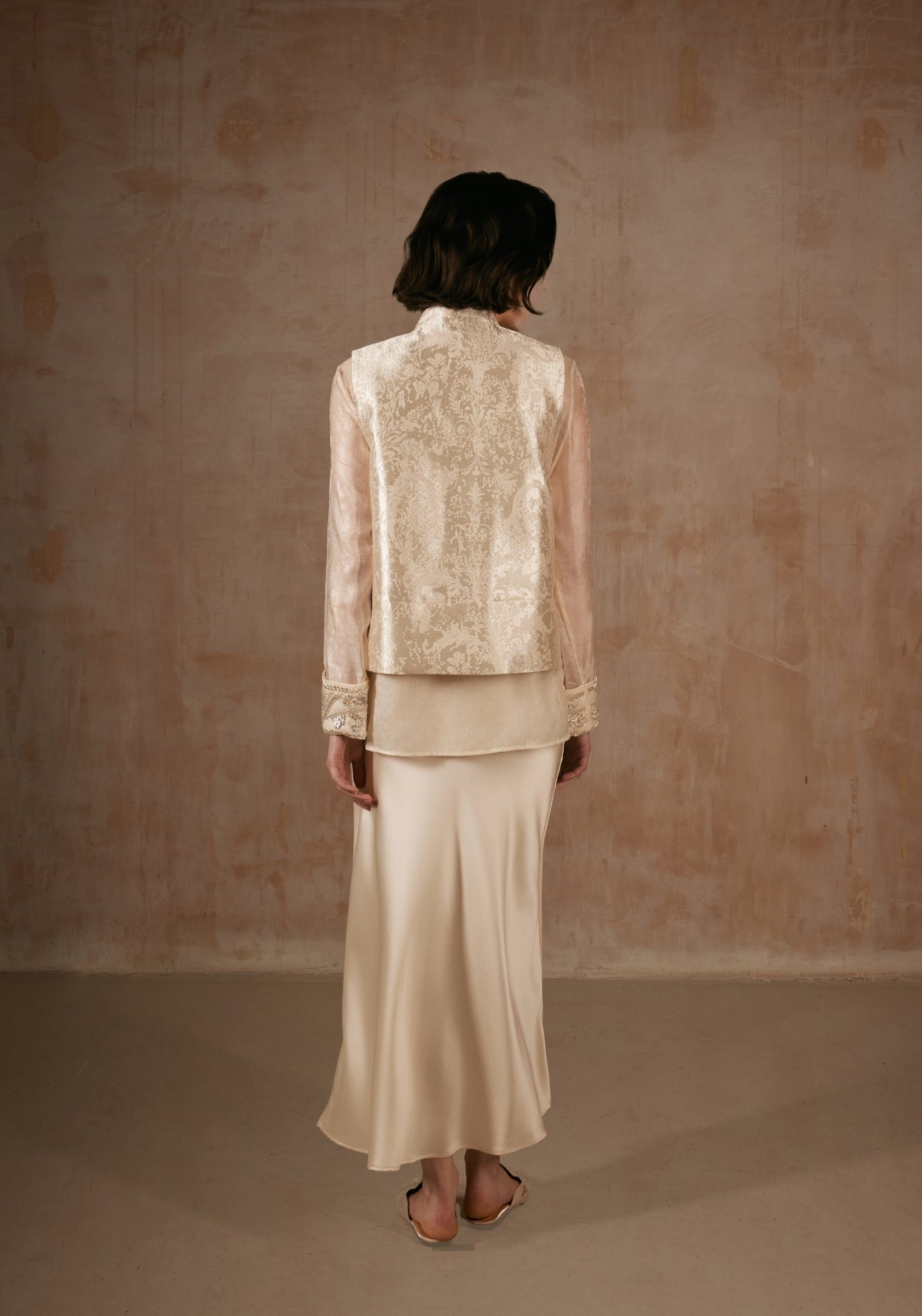 Champagne Beading Vest