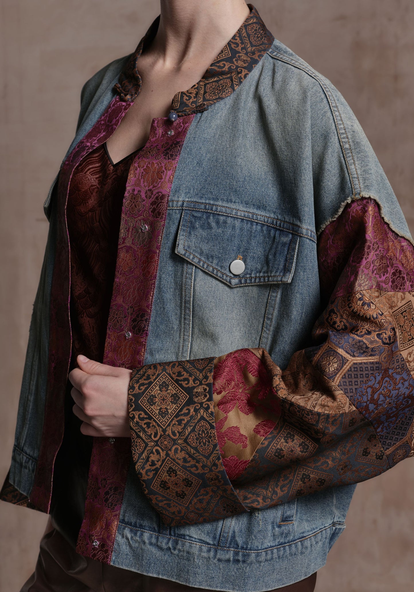 Patchwork Denim Jacket