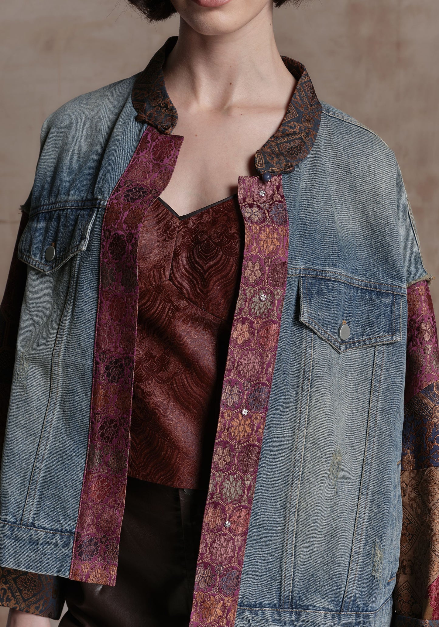 Patchwork Denim Jacket