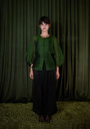 Green Silk Shirt