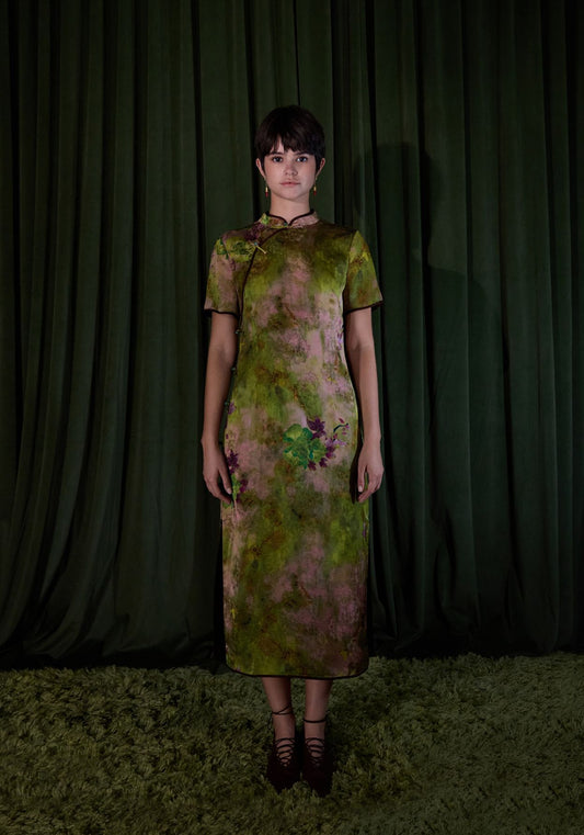Green & Purple Qipao