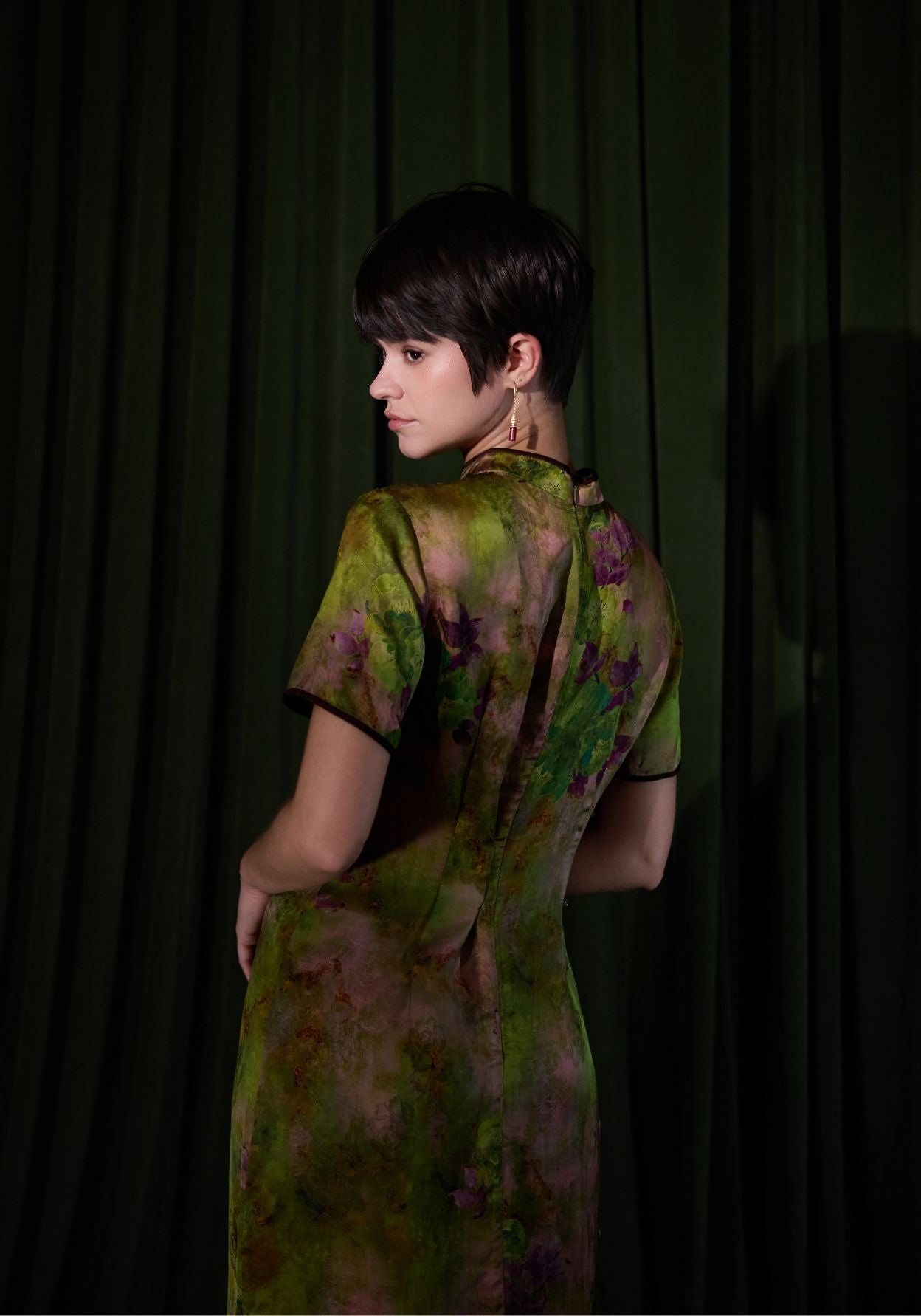 Green & Purple Qipao