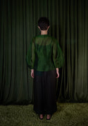 Green Silk Shirt
