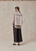 Embroidered Vest with Bird and Floral Motifs
