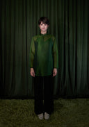 Green Silk Blouse