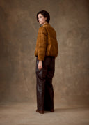 Camel Goose Down Jacket