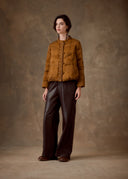 Camel Goose Down Jacket