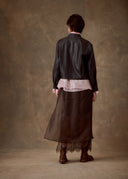 Mandarin Leather Jacket