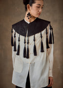 Tassel Shoulder Cape