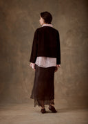 Embroidered Suede Jacket