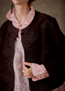 Embroidered Suede Jacket