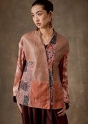 Dusty Pink Patchwork Jacket