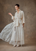 Ivory Floral Kimono