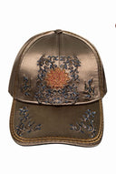 GOLD MUD-DYED SILK CAP