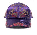 PURPLE MUD-DYED SILK CAP